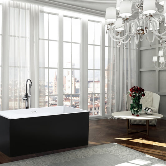Brindisi 59 inch Freestanding Bathtub - Luxe Bathroom Vanities