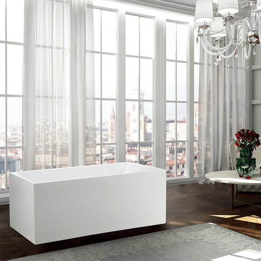 Catania 67 inch Freestanding Bathtub - Luxe Bathroom Vanities