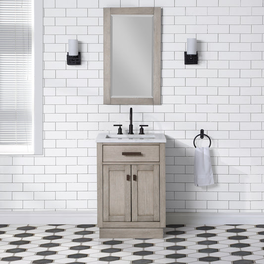 Water Creation CH24D Chestnut 24" Single Bathroom Vanity - Luxe Bathroom Vanities
