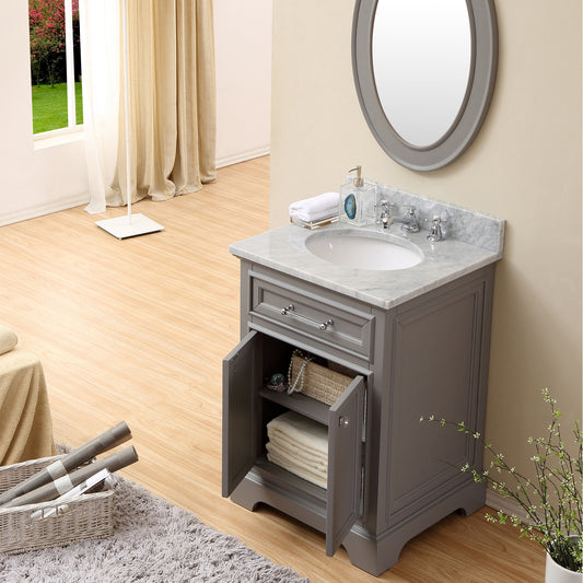 Water Creation 24 Inch Single Sink Bathroom Vanity From The Derby Collection - Luxe Bathroom Vanities