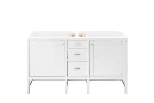James Martin Addison 60" Double Vanity Cabinet (Cabinet Only) - Luxe Bathroom Vanities