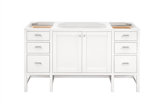 James Martin Addison 60" Single Vanity Cabinet (Cabinet Only) - Luxe Bathroom Vanities