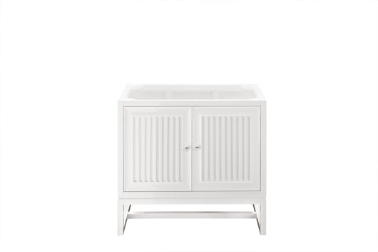 James Martin Athens 36" Single Vanity Cabinet (Cabinet Only) - Luxe Bathroom Vanities