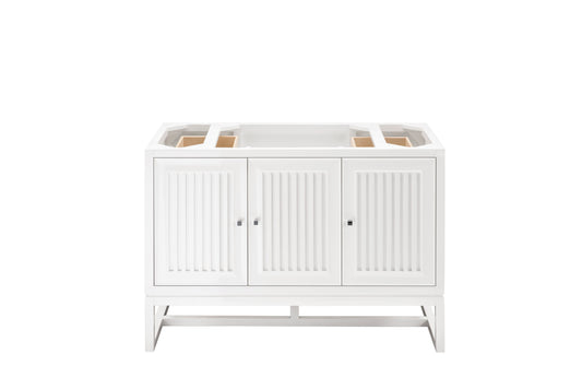 James Martin Athens 48" Single Vanity Cabinet (Cabinet Only) - Luxe Bathroom Vanities
