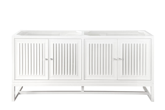 James Martin Athens 72" Double Vanity Cabinet (Cabinet Only) - Luxe Bathroom Vanities