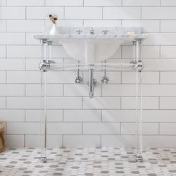 Water Creation Empire 30 Inch Wide Single Wash Stand and P-Trap - Luxe Bathroom Vanities