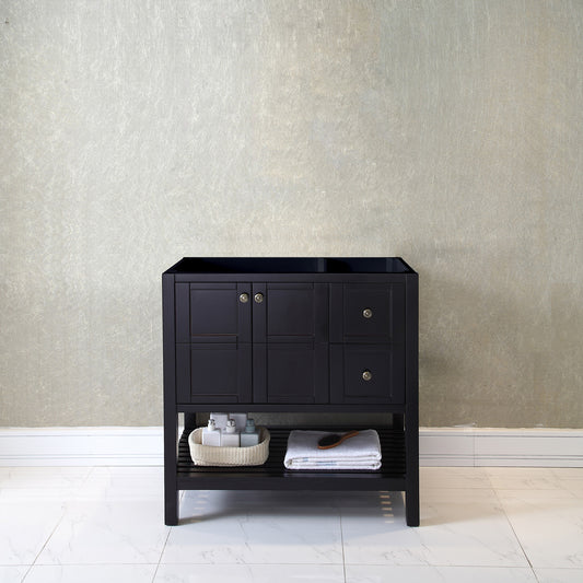 Virtu USA Winterfell 36" Cabinet Only - Luxe Bathroom Vanities Luxury Bathroom Fixtures Bathroom Furniture