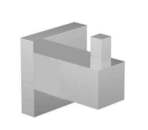 Eviva Sins Wall Mount Bathroom Towel Holder/ Robe Hook (Brushed Nickel) Bathroom Accessories - Luxe Bathroom Vanities Luxury Bathroom Fixtures Bathroom Furniture