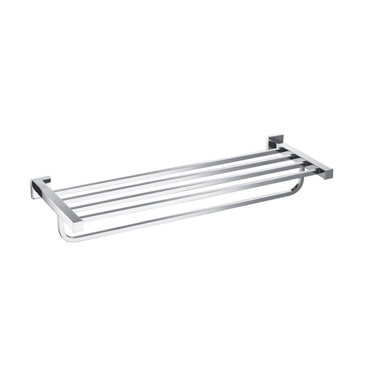 Eviva Toweller Rack Towel Rack (Chrome) Bathroom Accessories - Luxe Bathroom Vanities Luxury Bathroom Fixtures Bathroom Furniture