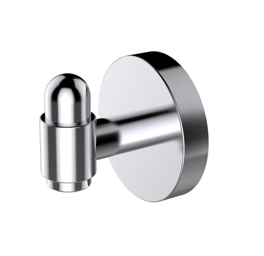 Eviva Bullet Towel or Robe Hook Round Design (Brushed Nickel) Bathroom Accessories - Luxe Bathroom Vanities Luxury Bathroom Fixtures Bathroom Furniture