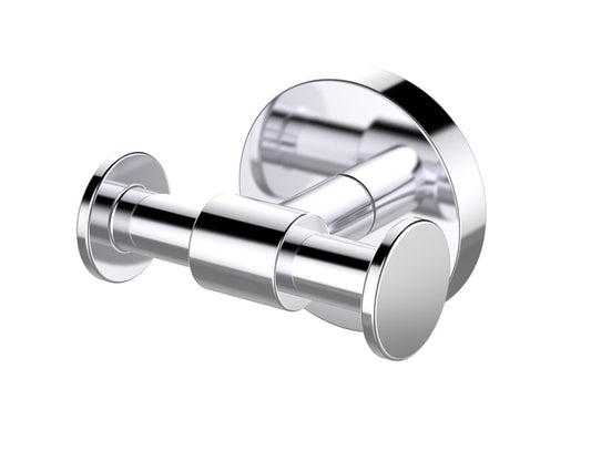 Eviva Twin Bullet Towel or Robe Hook Round Design Bathroom Accessories - Luxe Bathroom Vanities Luxury Bathroom Fixtures Bathroom Furniture