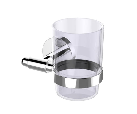 Eviva Clear Glassy Tooth Brush Holder Wall Mount Bathroom Acccessories - Luxe Bathroom Vanities Luxury Bathroom Fixtures Bathroom Furniture