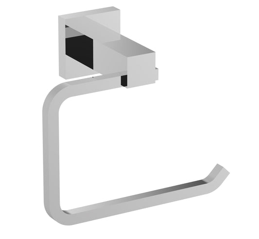 Eviva Square Holdy Toilet Paper Or Towel Holder (Brushed Nickel) Bathroom Accessories - Luxe Bathroom Vanities Luxury Bathroom Fixtures Bathroom Furniture