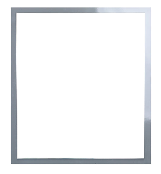 Eviva Reflection 31.5" Grey Full Framed Bathroom Wall Mirror - Luxe Bathroom Vanities Luxury Bathroom Fixtures Bathroom Furniture