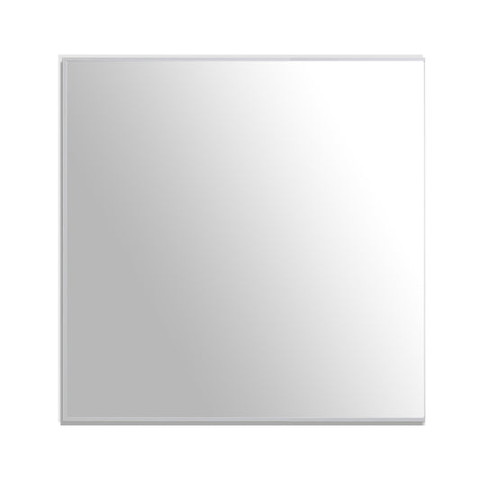 Eviva Sax 30" Brushed Metal Frame Bathroom Wall Mirror - Luxe Bathroom Vanities Luxury Bathroom Fixtures Bathroom Furniture
