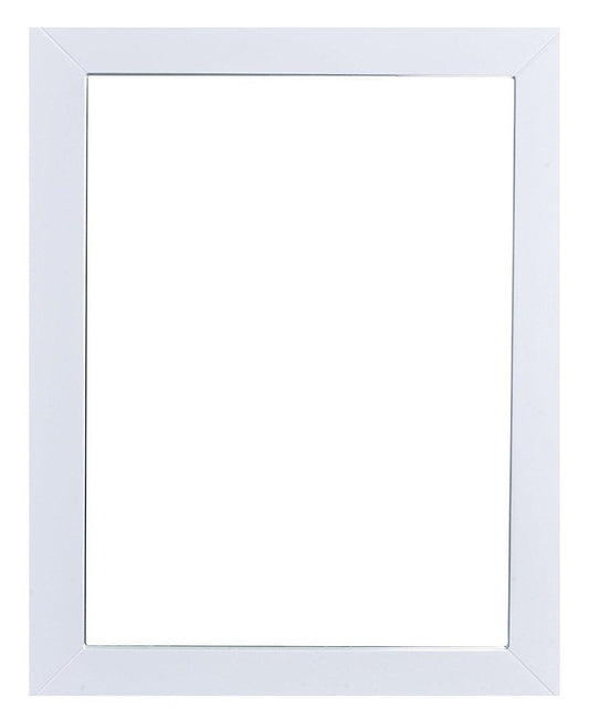 Eviva Sun 24" White Framed Bathroom Wall Mirror - Luxe Bathroom Vanities Luxury Bathroom Fixtures Bathroom Furniture
