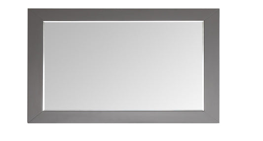 Eviva Aberdeen 60" Grey Framed Bathroom Wall Mirror - Luxe Bathroom Vanities Luxury Bathroom Fixtures Bathroom Furniture