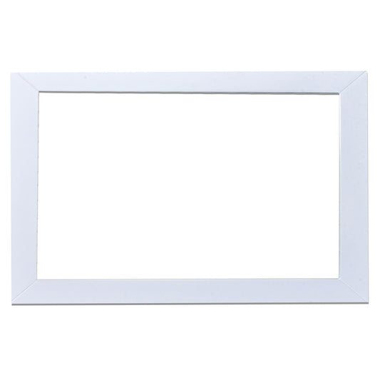 Eviva New York Bathroom Vanity Mirror Full Frame White 72X3 Wall Mount - Luxe Bathroom Vanities Luxury Bathroom Fixtures Bathroom Furniture