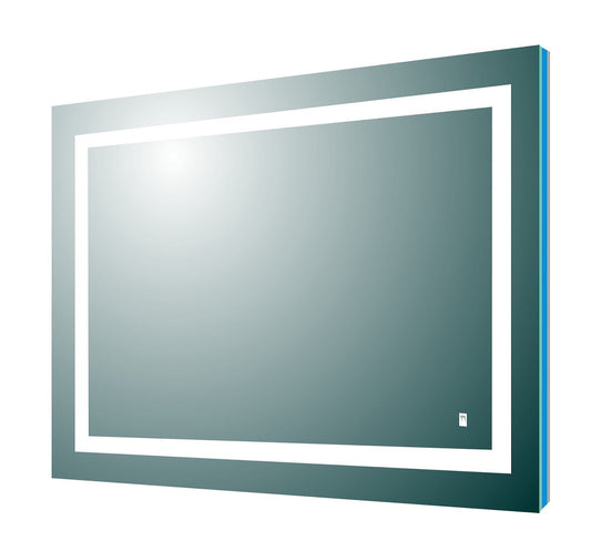 Eviva EVMR52-36X30-LED Deco Piece Wall Mounted Lighted Bathroom Vanity, Backlit LED Mirror with Frame Lights, 36" W X 30" H - Luxe Bathroom Vanities Luxury Bathroom Fixtures Bathroom Furniture