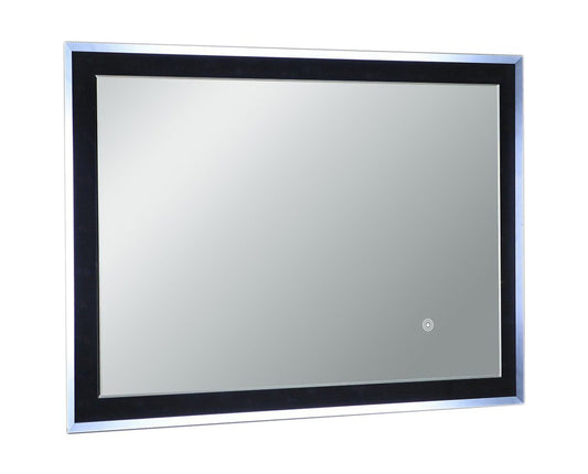 Eviva Evolution EVMR55-24X31-LED Modern Bathroom 24" LED Backlit Mirror with Base Lights - Luxe Bathroom Vanities Luxury Bathroom Fixtures Bathroom Furniture