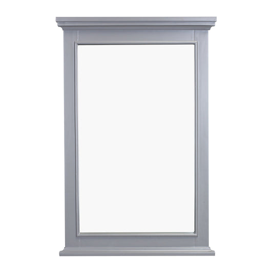 Eviva Elite Stamford Grey Full Framed Bathroom Vanity Mirror - Luxe Bathroom Vanities Luxury Bathroom Fixtures Bathroom Furniture