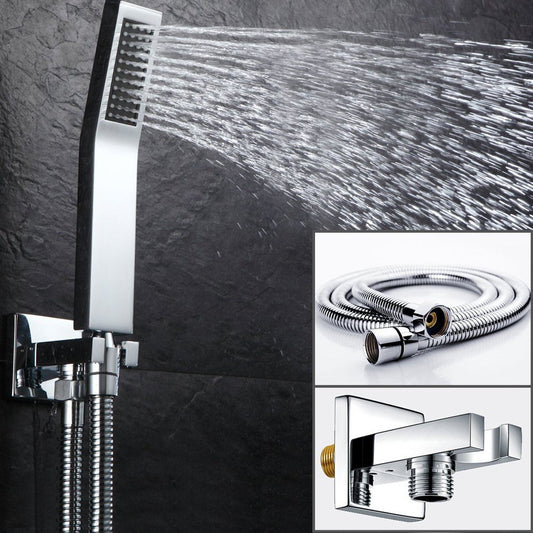 EVIVA Pro Full Chrome Modern Luxury Shower-Head/Handheld & Sprayer - Luxe Bathroom Vanities Luxury Bathroom Fixtures Bathroom Furniture