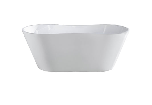 Eviva Smile Free Standing 67" Acrylic Bathtub - Luxe Bathroom Vanities Luxury Bathroom Fixtures Bathroom Furniture