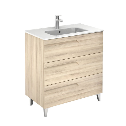 Eviva Vitta 32? Modern Bathroom Vanity with White Integrated Porcelain Sink - Luxe Bathroom Vanities Luxury Bathroom Fixtures Bathroom Furniture