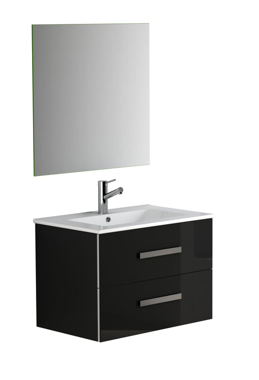 Eviva Astoria 28" Modern Bathroom Vanity with White Integrated Porcelain Sink - Luxe Bathroom Vanities Luxury Bathroom Fixtures Bathroom Furniture