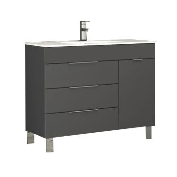 Eviva Geminis 39" Modern Bathroom Vanity with White Integrated Porcelain Sink - Luxe Bathroom Vanities Luxury Bathroom Fixtures Bathroom Furniture