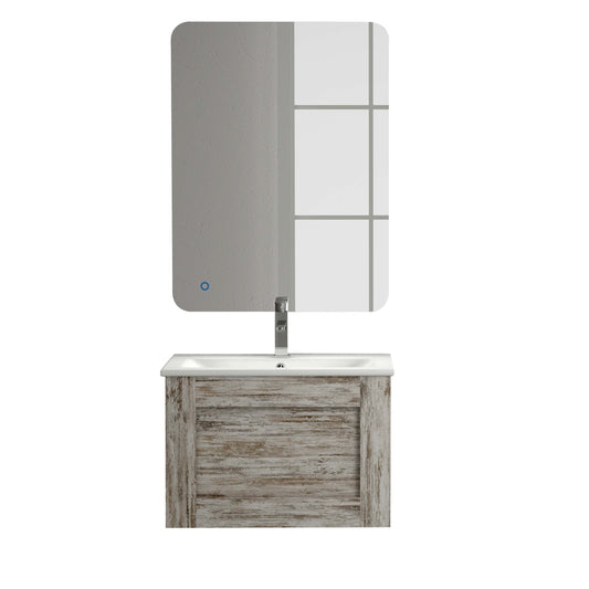 Eviva Capri Vintage 24" Wall Mount Bathroom Vanity - Luxe Bathroom Vanities Luxury Bathroom Fixtures Bathroom Furniture