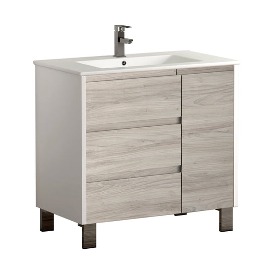 Eviva Bella 32” Vanity with Porcelain sink - Luxe Bathroom Vanities Luxury Bathroom Fixtures Bathroom Furniture