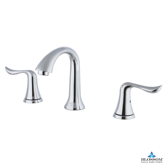 Blossom Wide Spread Lavatory Faucet - Luxe Bathroom Vanities Luxury Bathroom Fixtures Bathroom Furniture