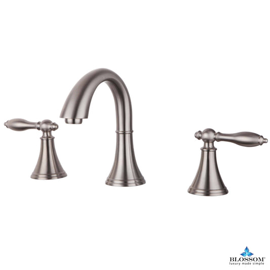 Blossom Wide Spread Lavatory Faucet - Luxe Bathroom Vanities Luxury Bathroom Fixtures Bathroom Furniture