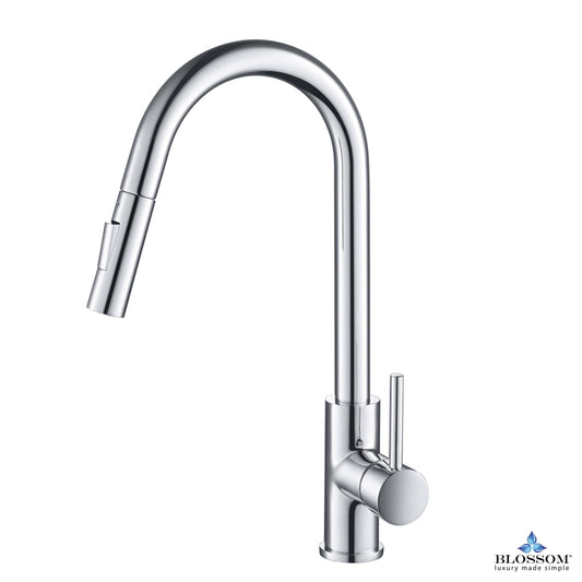 Blossom Single Handle Pull Down Kitchen Faucet - Luxe Bathroom Vanities Luxury Bathroom Fixtures Bathroom Furniture