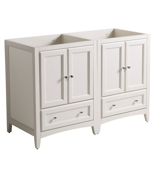 Fresca Oxford 48" Traditional Double Sink Bathroom Cabinets - Luxe Bathroom Vanities Luxury Bathroom Fixtures Bathroom Furniture