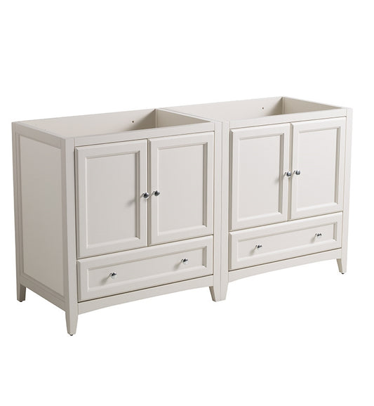 Fresca Oxford 59" Traditional Double Sink Bathroom Cabinets - Luxe Bathroom Vanities Luxury Bathroom Fixtures Bathroom Furniture