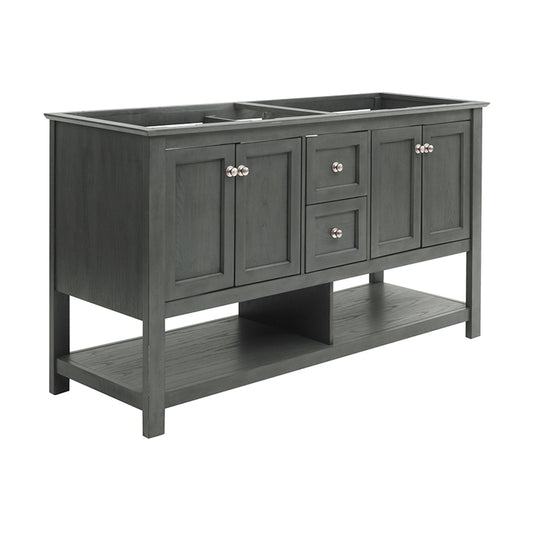 Fresca Manchester Regal 60" Traditional Double Sink Bathroom Cabinet - Luxe Bathroom Vanities Luxury Bathroom Fixtures Bathroom Furniture