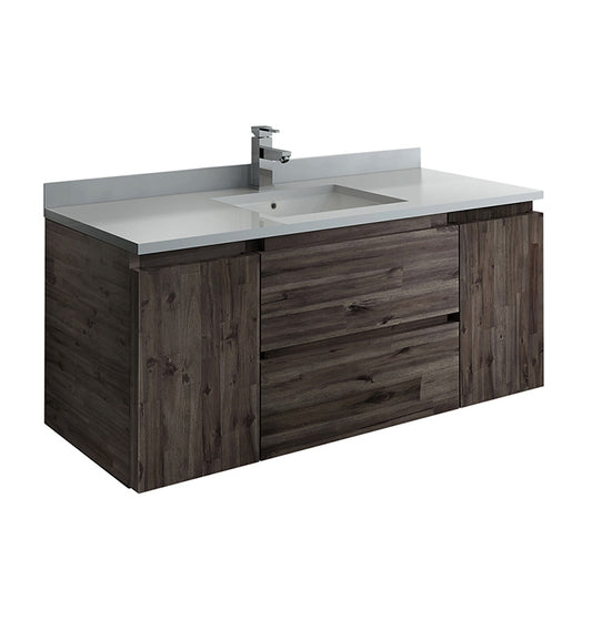 Fresca Formosa 47" Wall Hung Modern Bathroom Cabinet - Luxe Bathroom Vanities Luxury Bathroom Fixtures Bathroom Furniture
