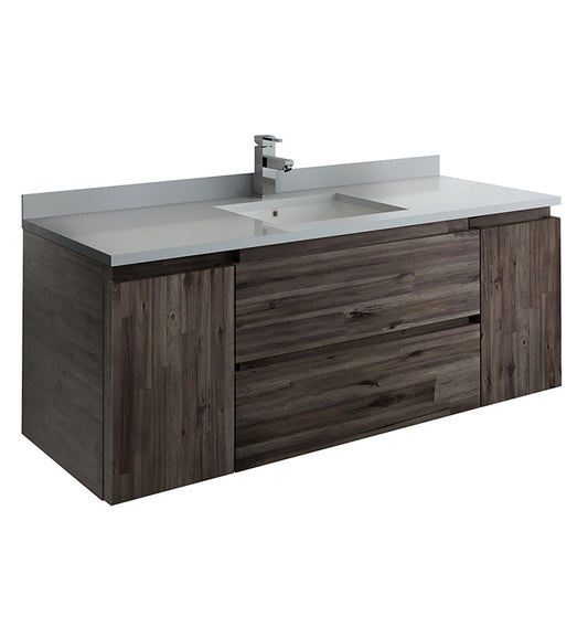 Fresca Formosa 53" Wall Hung Modern Bathroom Cabinet - Luxe Bathroom Vanities Luxury Bathroom Fixtures Bathroom Furniture