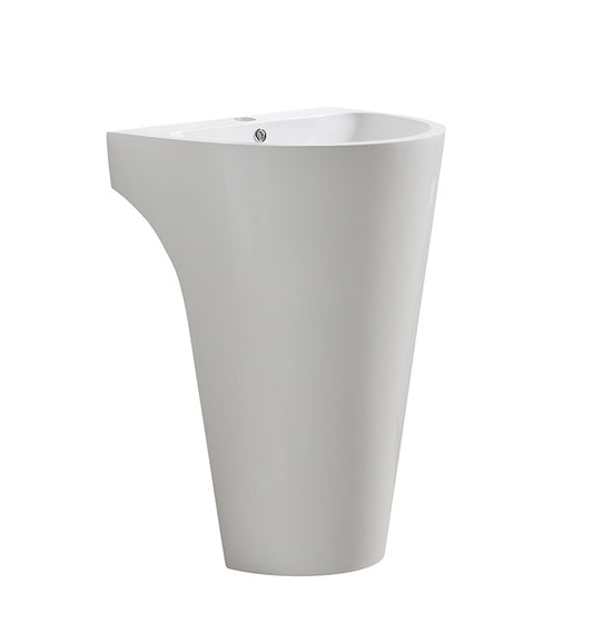 Fresca Parma 24" Pedestal Sink - Luxe Bathroom Vanities Luxury Bathroom Fixtures Bathroom Furniture