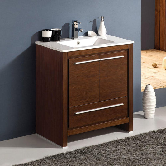 Fresca Allier 30" Modern Bathroom Cabinet w/ Sink - Luxe Bathroom Vanities