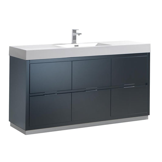 Fresca Valencia 60" Free Standing Modern Bathroom Vanity - Luxe Bathroom Vanities