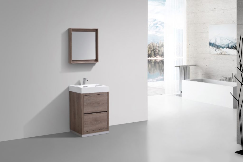 Kubebath Bliss 24" Free Standing Modern Bathroom Vanity - Luxe Bathroom Vanities