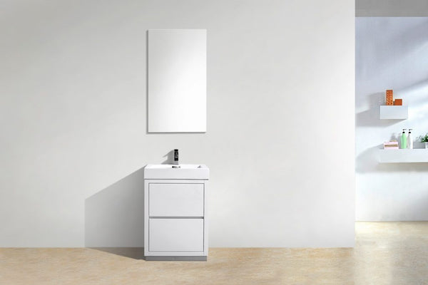 Kubebath Bliss 24" Free Standing Modern Bathroom Vanity - Luxe Bathroom Vanities