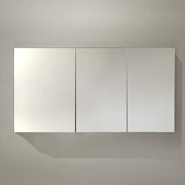 Fresca 60" Wide x 26" Tall Bathroom Medicine Cabinet w/ Mirrors - Luxe Bathroom Vanities