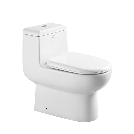 Fresca Antila One-Piece Dual Flush Toilet w/ Soft Close Seat - Luxe Bathroom Vanities
