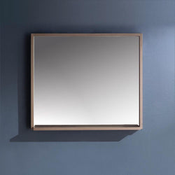 Fresca Allier 30" Gray Oak Modern Bathroom Vanity w/ Mirror - Luxe Bathroom Vanities