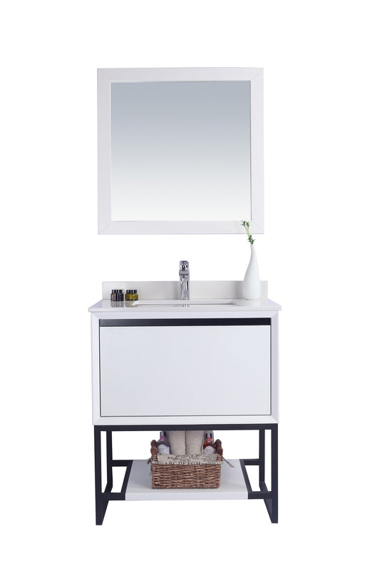 Alto 30 - Cabinet with Countertop - Luxe Bathroom Vanities Luxury Bathroom Fixtures Bathroom Furniture