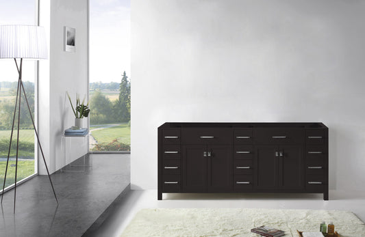Virtu USA Caroline Parkway 78" Cabinet Only - Luxe Bathroom Vanities Luxury Bathroom Fixtures Bathroom Furniture